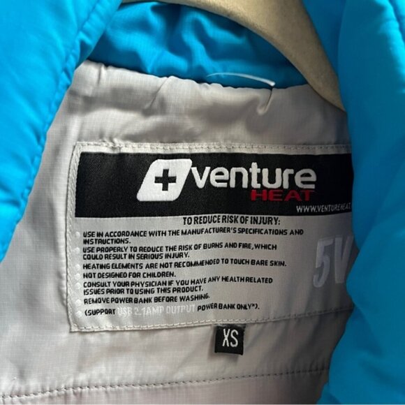 Venture Heated Gear quilted puffer 5V vest Sz XS - Picture 7 of 11